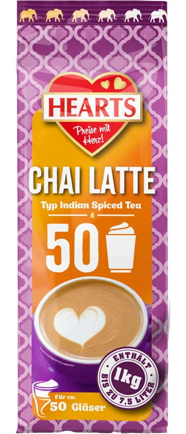 Cappuccino Hearts Chai Latte